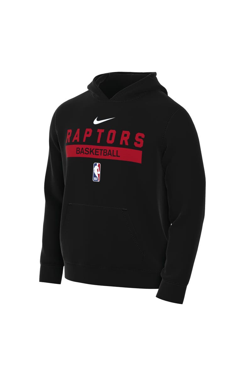 Nike Men's Nike Black Toronto Raptors 2022/23 Spotlight On-Court Practice Performance Pullover Hoodie, Alternate, color, 