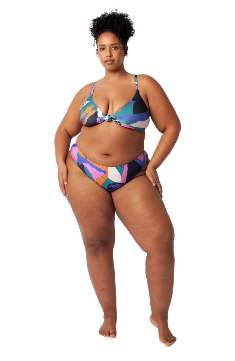 Villa Fresca Vista Bikini Swim Bottoms, Alternate, color, Lush