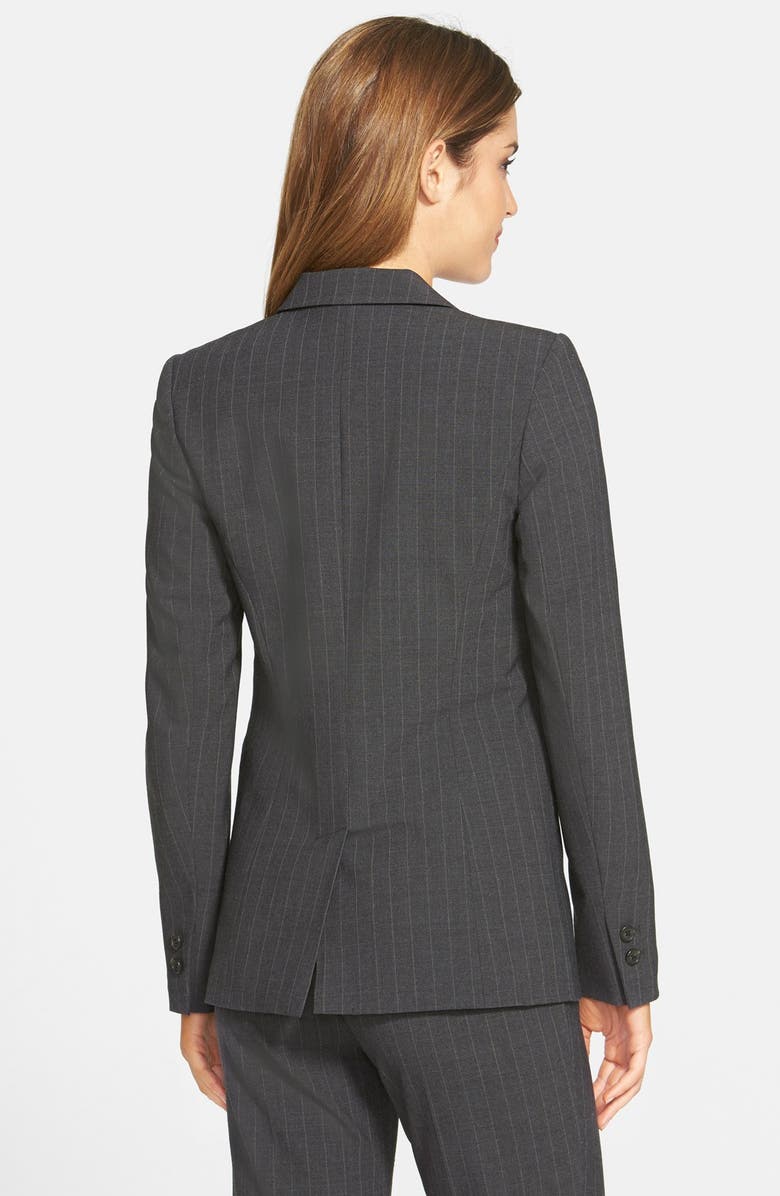 Halogen<sup>®</sup> Pinstripe Stretch Suiting Jacket, Alternate, color,
