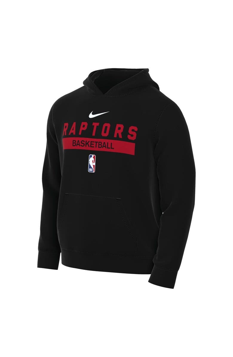 Nike Men's Nike Black Toronto Raptors 2022/23 Spotlight On-Court Practice Performance Pullover Hoodie, Alternate, color, 
