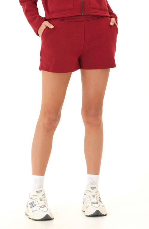Threads 4 Thought Neve Triblend Fleece Shorts In Carnelian