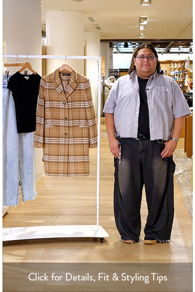 Longline Wool Blend Coat video