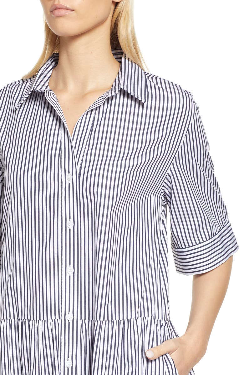 Nordstrom Women's Tiered Shirtdress, Alternate, color, 