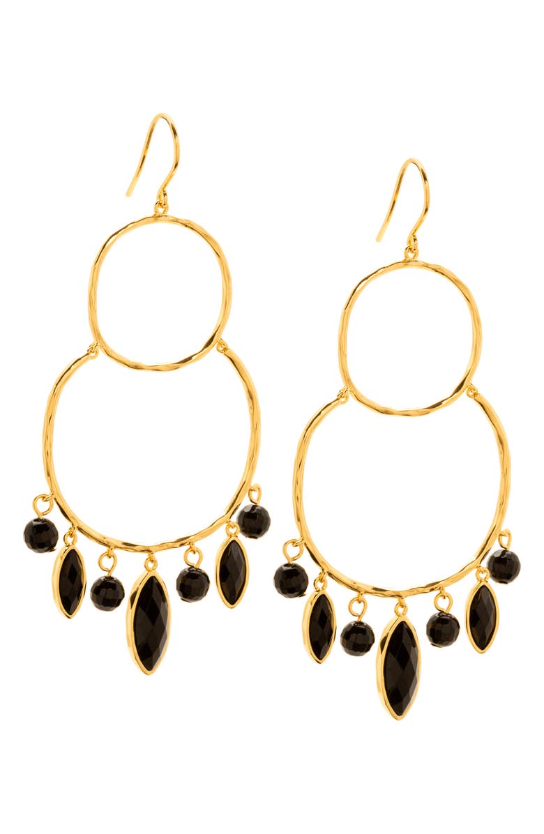 gorjana Eliza Chandelier Earrings, Main, color, 