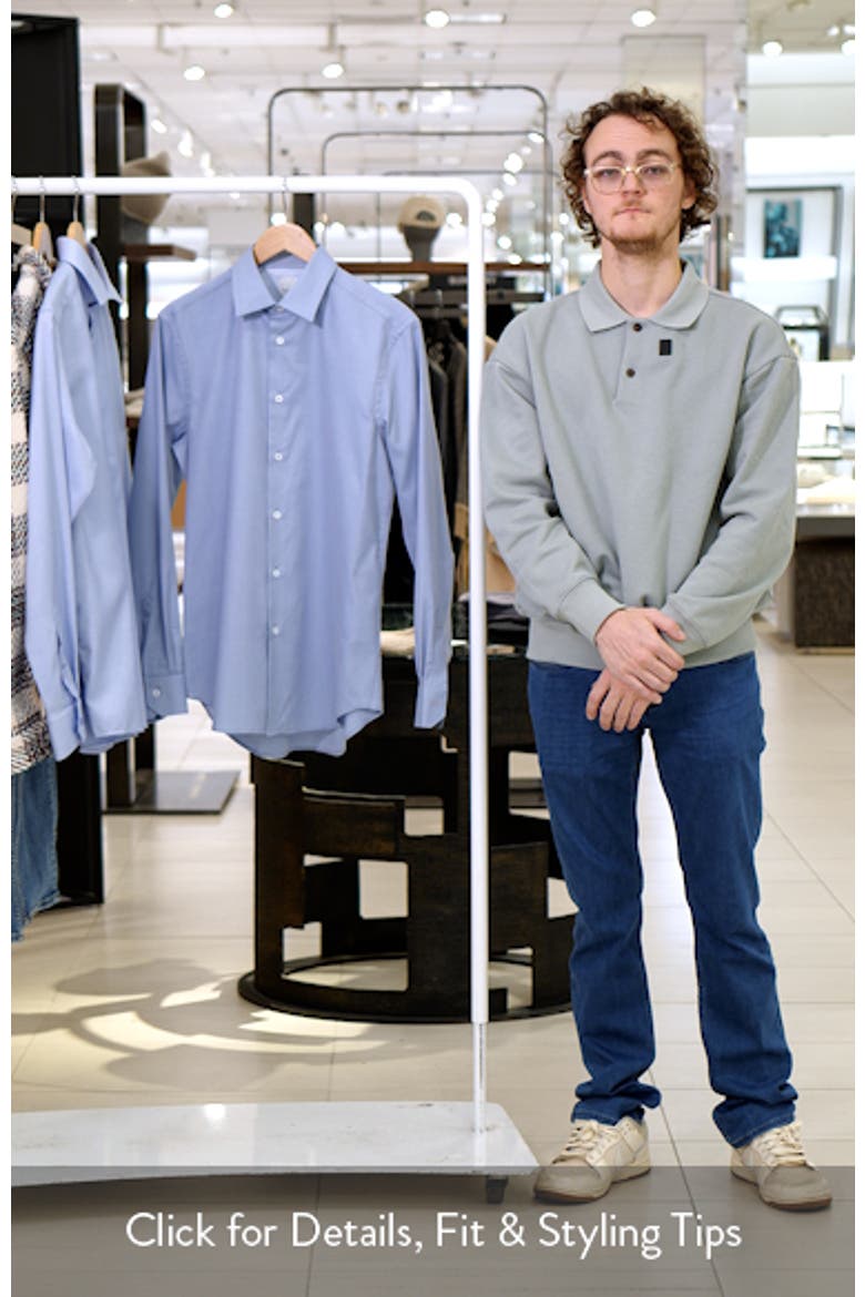 Tailored Fit Textured Cotton Dress Shirt video