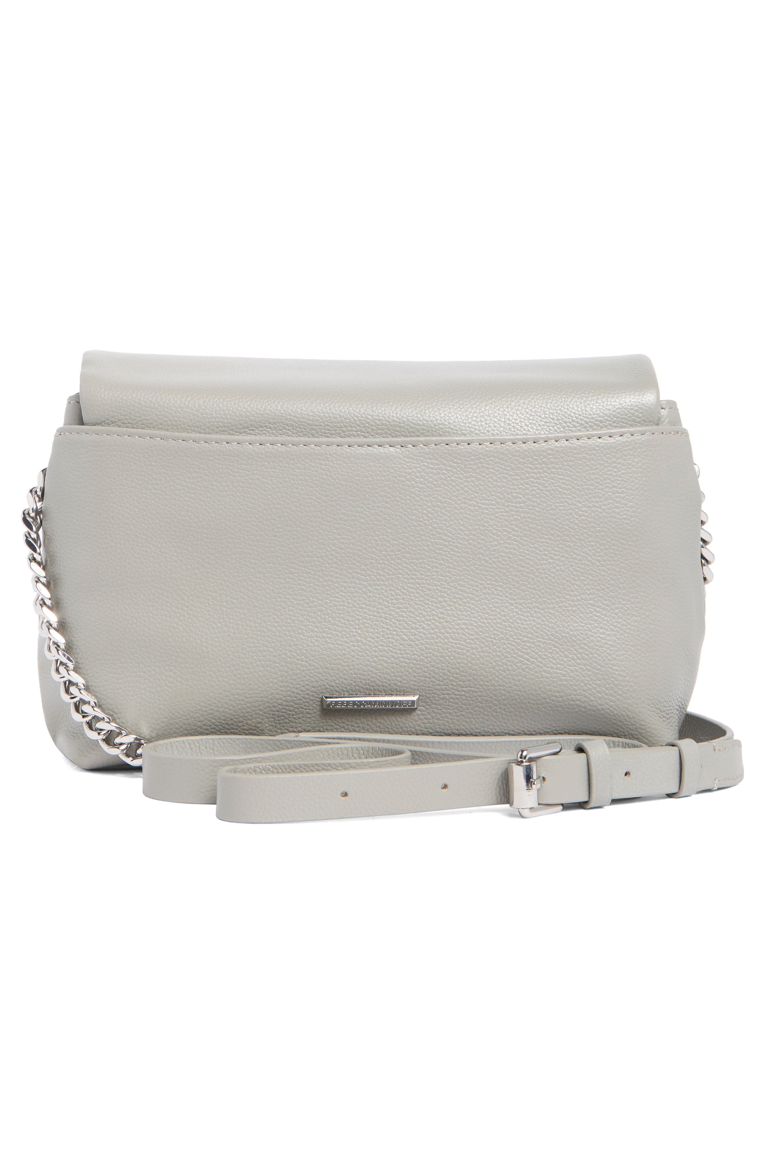 Rebecca Minkoff Leather Flap Crossbody Bag, Alternate, color, 