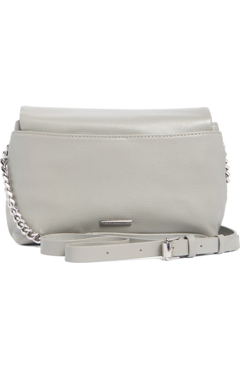 Rebecca Minkoff Leather Flap Crossbody Bag, Alternate, color,