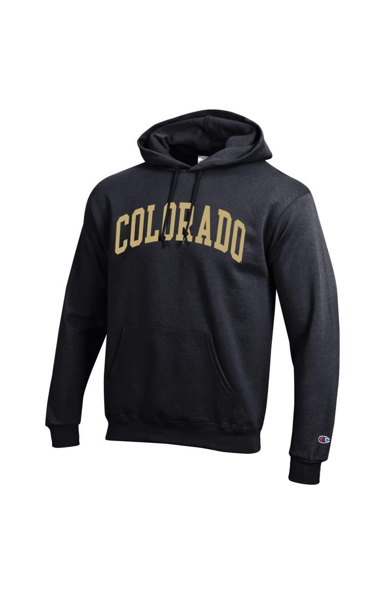 Champion Men's Champion  Black Colorado Buffaloes Basic Arch Fleece Pullover Hoodie, Alternate, color, Black