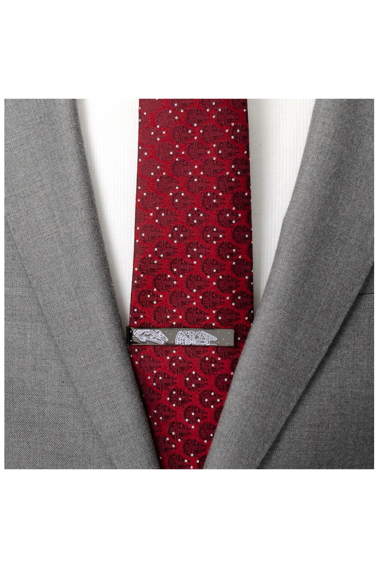 Star Wars™ - Millennium Falcon Tie Bar, Alternate, color, BLACK