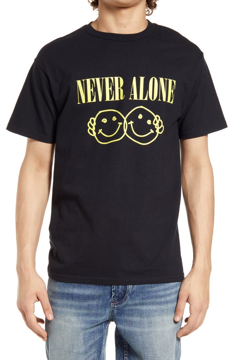 Blood Brother Never Alone Graphic Tee, Main, color,