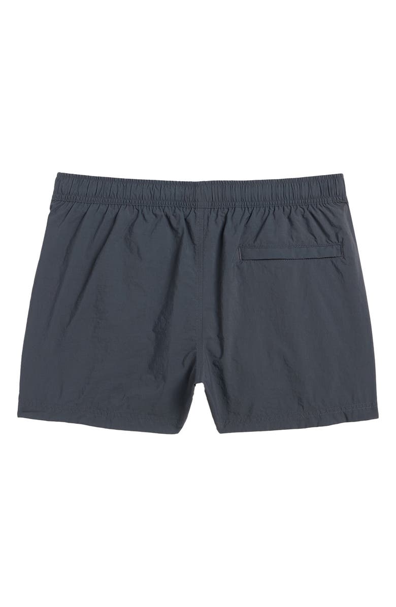 AUTO-REPLY<sup>™</sup> Sebastian Solid 4-Inch Nylon Swim Trunks, Alternate, color, Granite, Dark Grey