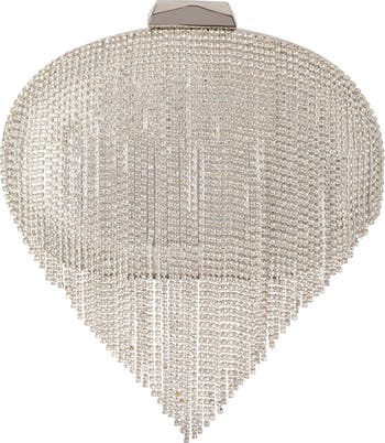 Bria Crystal Fringe Clutch