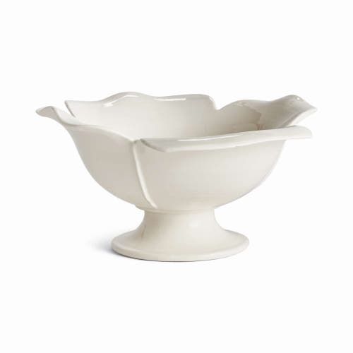 Napa Home & Garden Petalo Decorative Footed Bowl In White
