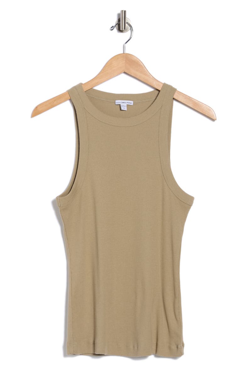 Ribbed Knit Tank, Alternate, color, OVERCAST