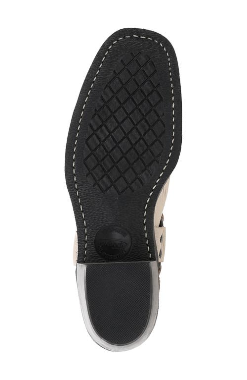 Frye Harness Square Toe Boot In Stone