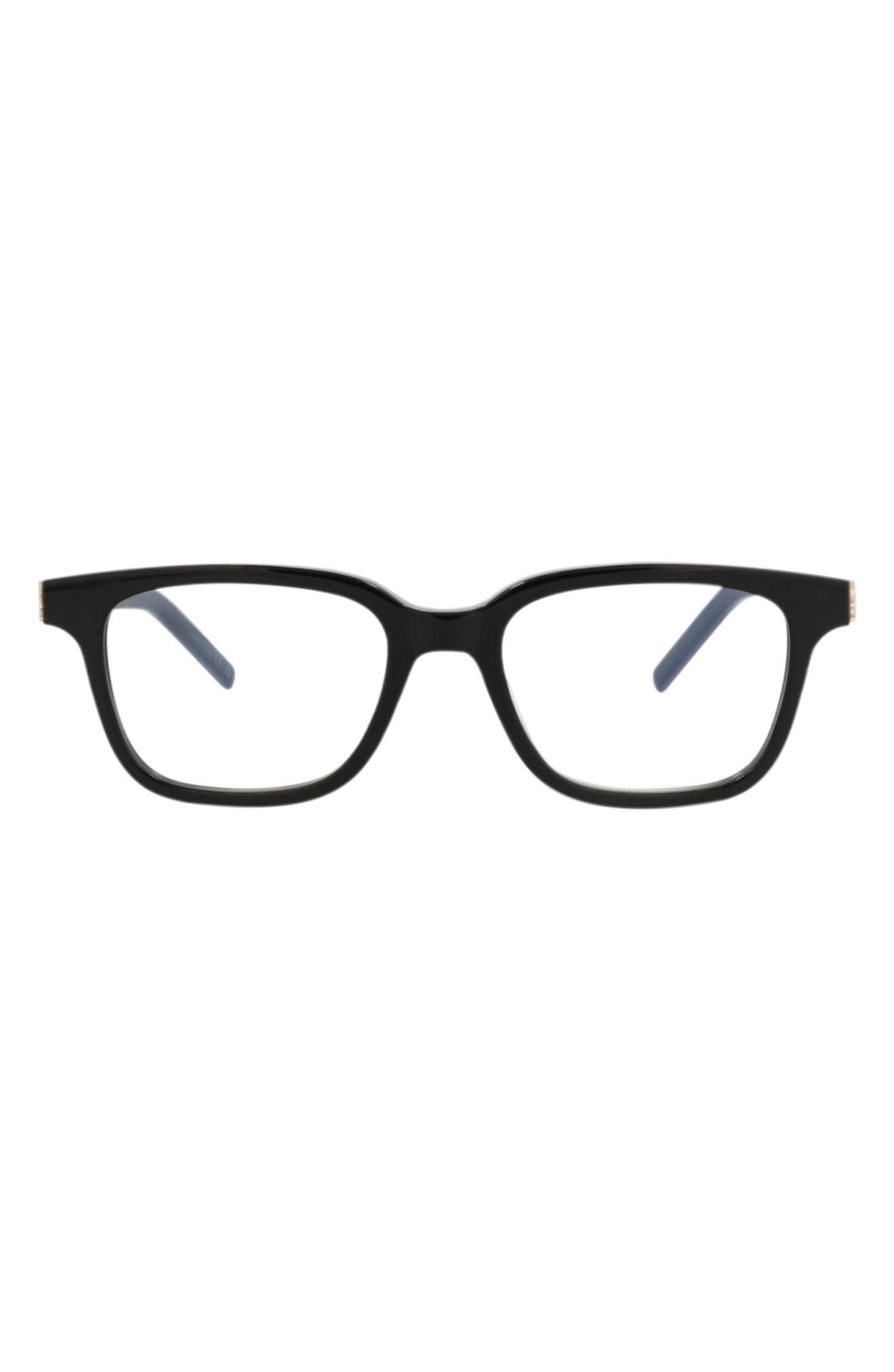 Saint Laurent 48mm Rectangle Optical Frames