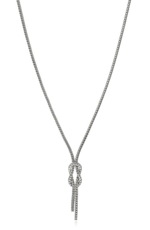 Love Knot Y Necklace, 1.8mm