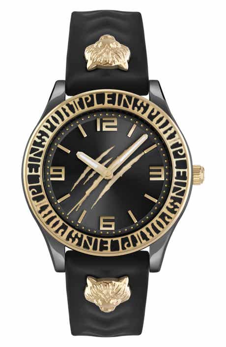 PLEIN SPORT Eclipse Silicone Strap Watch, 36mm