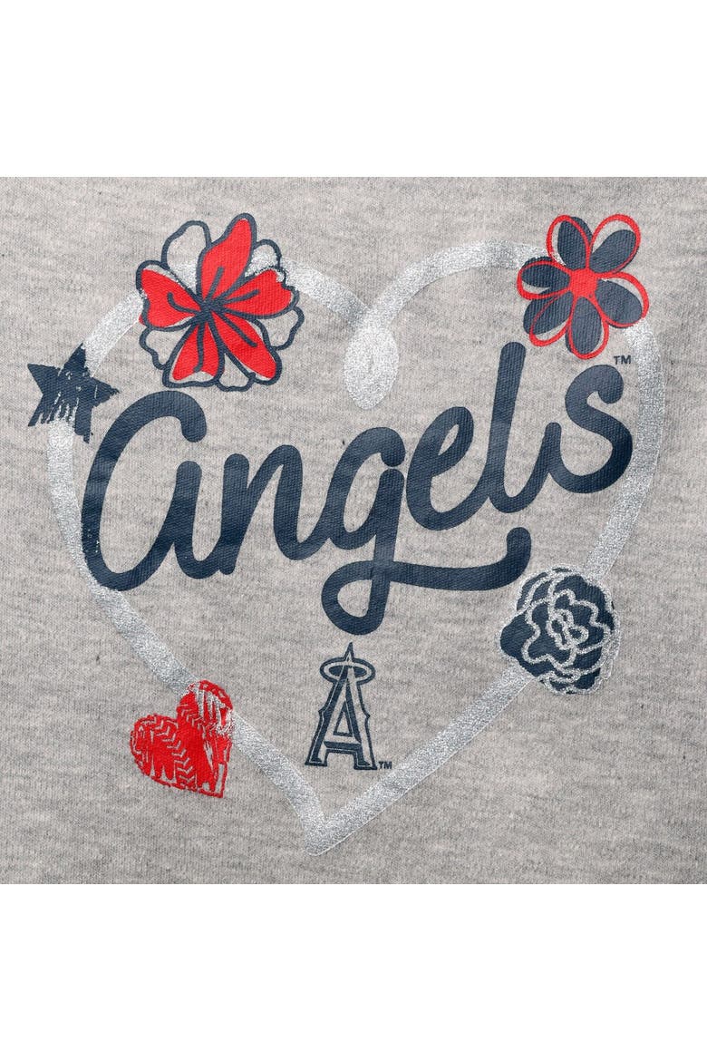 Infant Red/Navy/Gray Los Angeles Angels Batter Up 3-Pack Bodysuit Set, Alternate, color, Red
