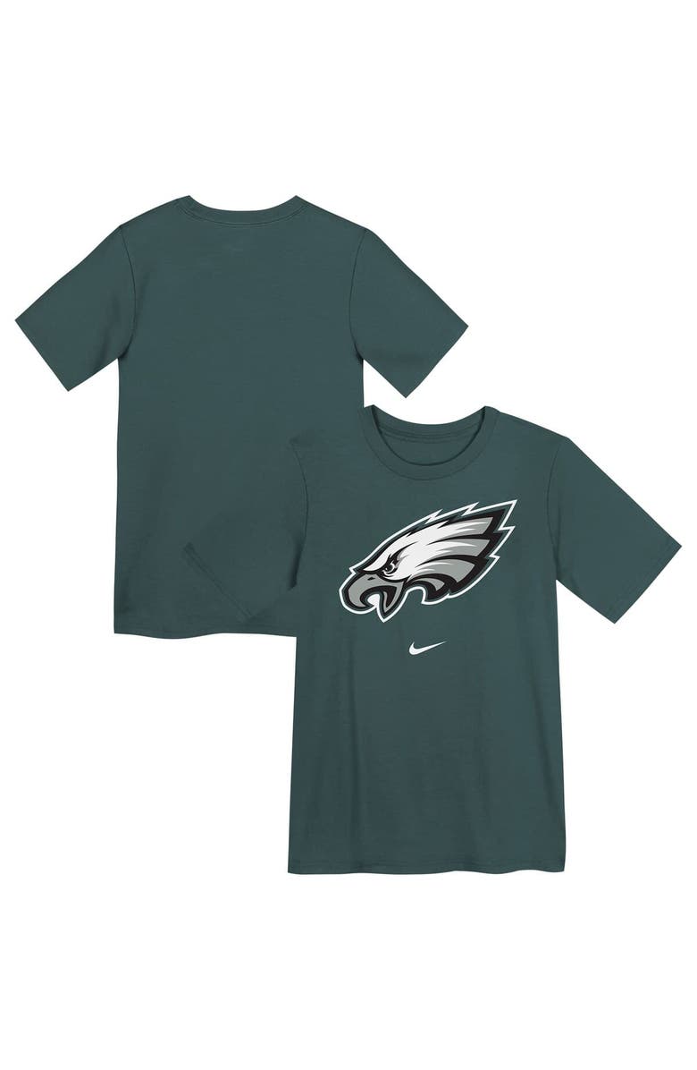 Nike Preschool Nike Green Philadelphia Eagles Primary Logo Legend Performance T-Shirt, Main, color, Green