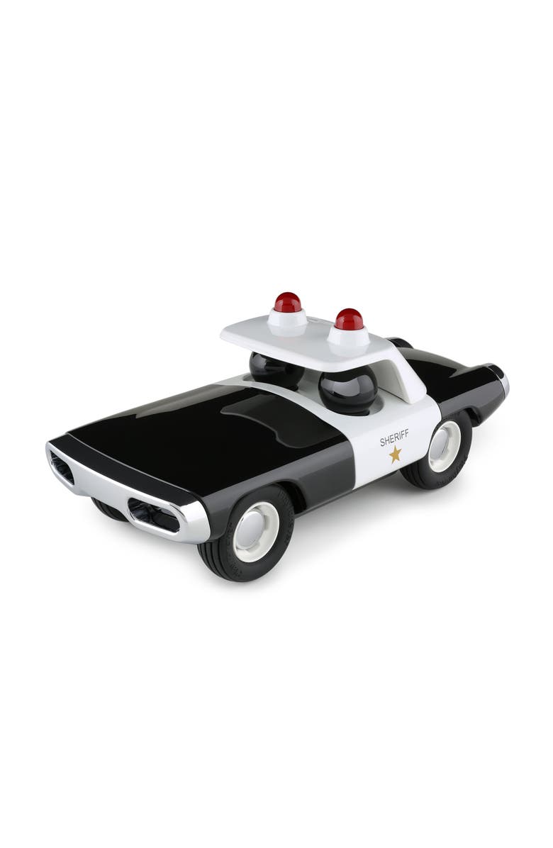 Playforever Maverick Heat Car, Main, color, Glossy Deep Jet Black/White