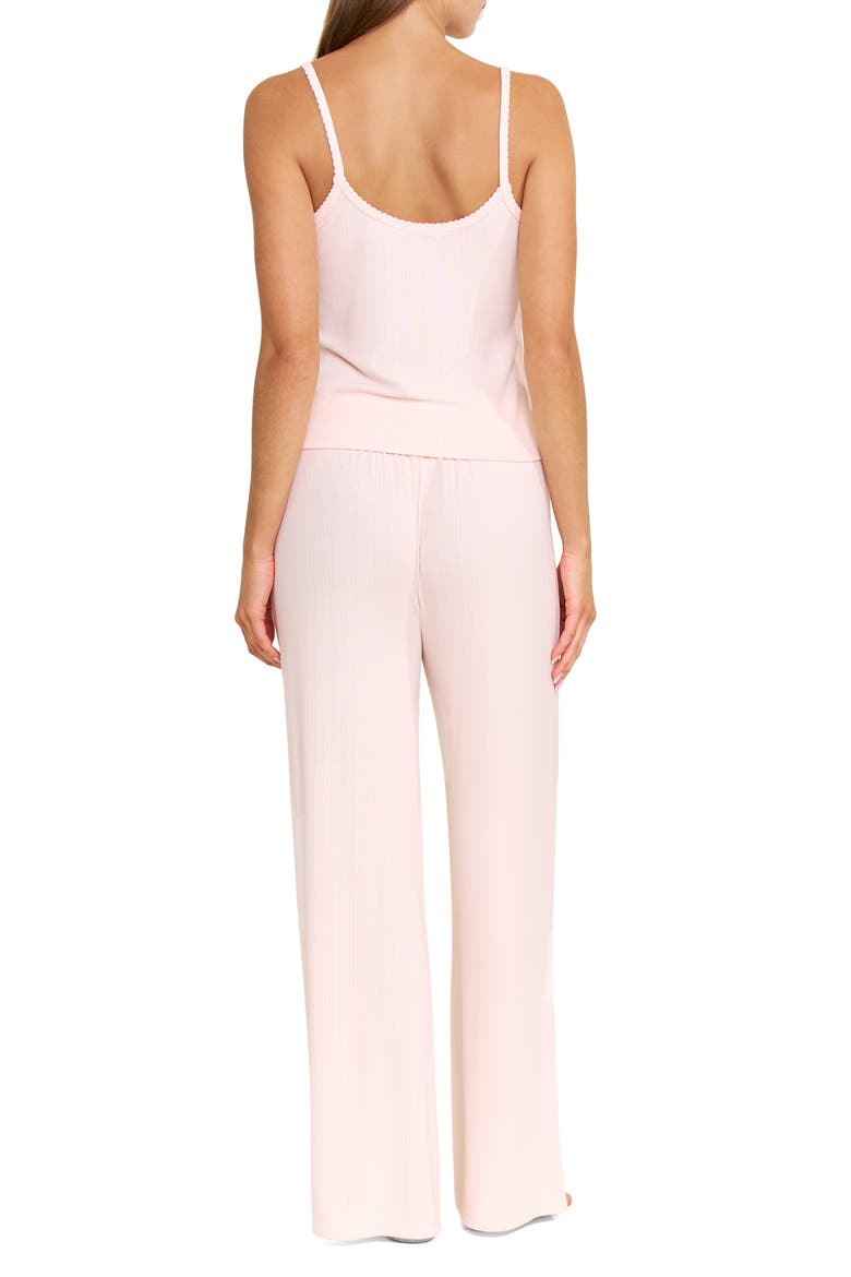Blissful Pointelle Pajamas, Alternate, color, PEACH SORBET