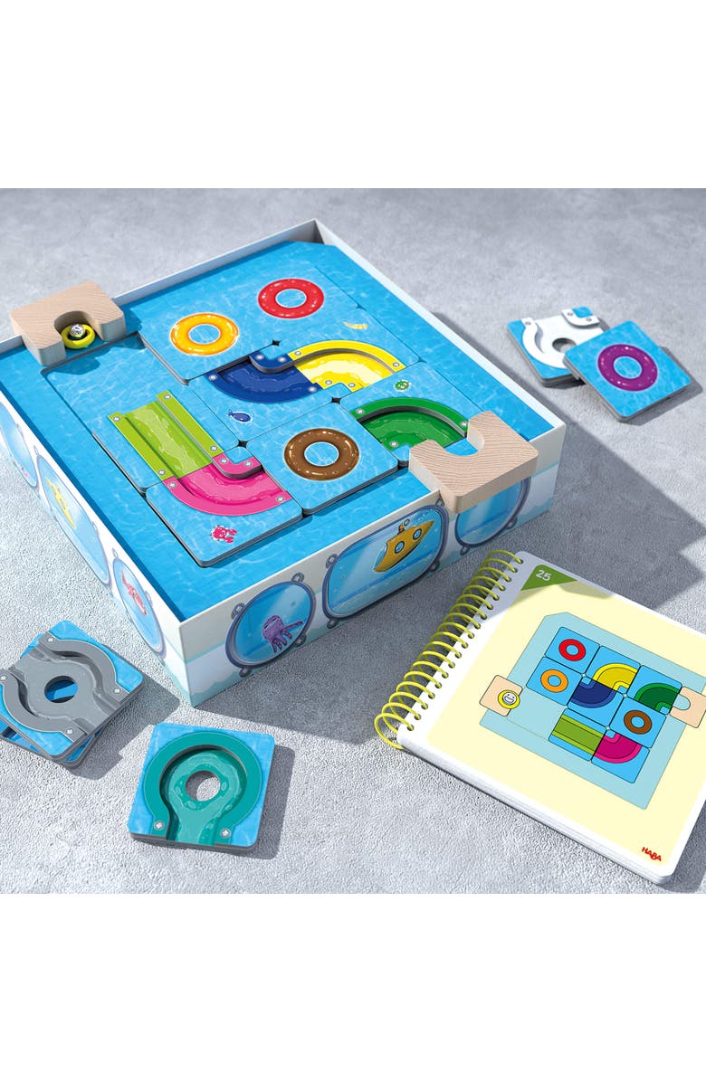 HABA Logic Games Splash Labyrinth Dexterity Maze Game for Kids 6 & Up, STEM Toys for Creative Thinking & Spatial Awareness, Alternate, color, Multi