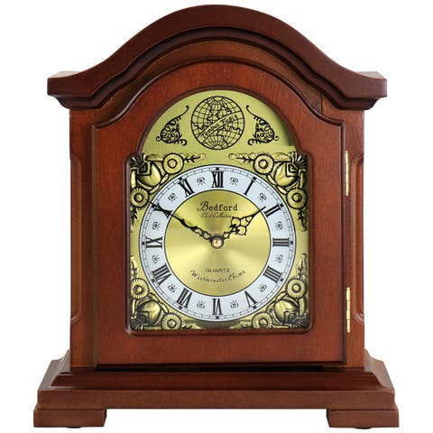 Mahogany Mantel Clock with Chimes
