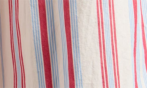 DAMSON MADDER DAMSON MADDER GEORGE STRIPE ORGANIC COTTON DRAWSTRING PANTS 