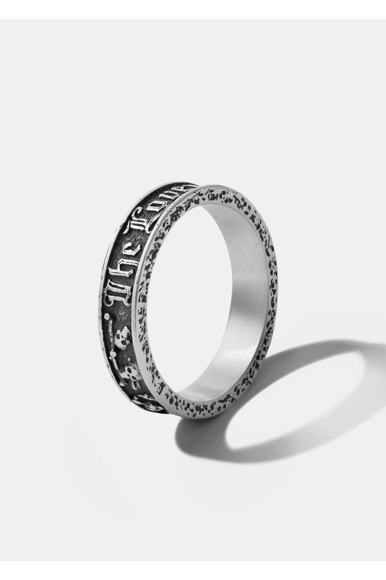 Amorata Thin Sterling Silver Ring, Alternate, color, Silver