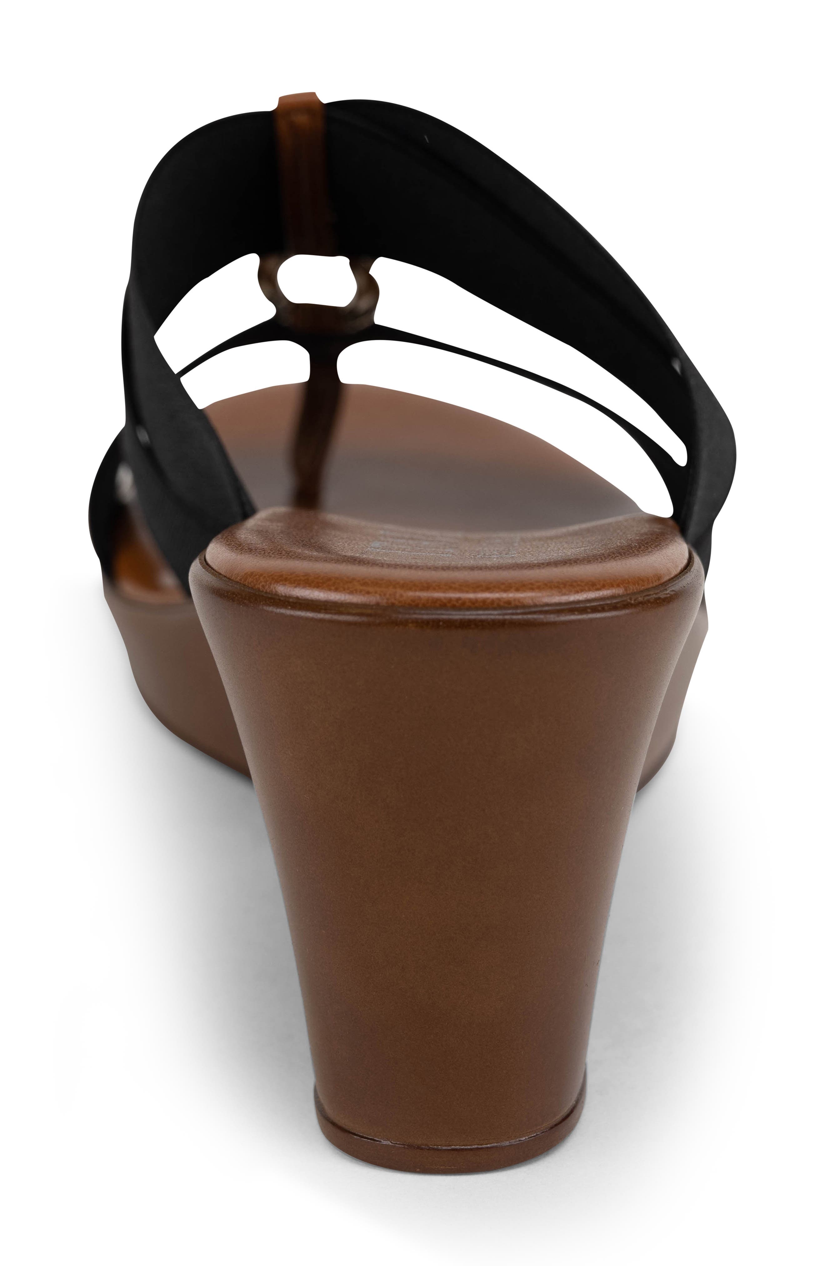 ITALIAN SHOEMAKERS Celsi Wedge Slide Sandal, Alternate, color, Black