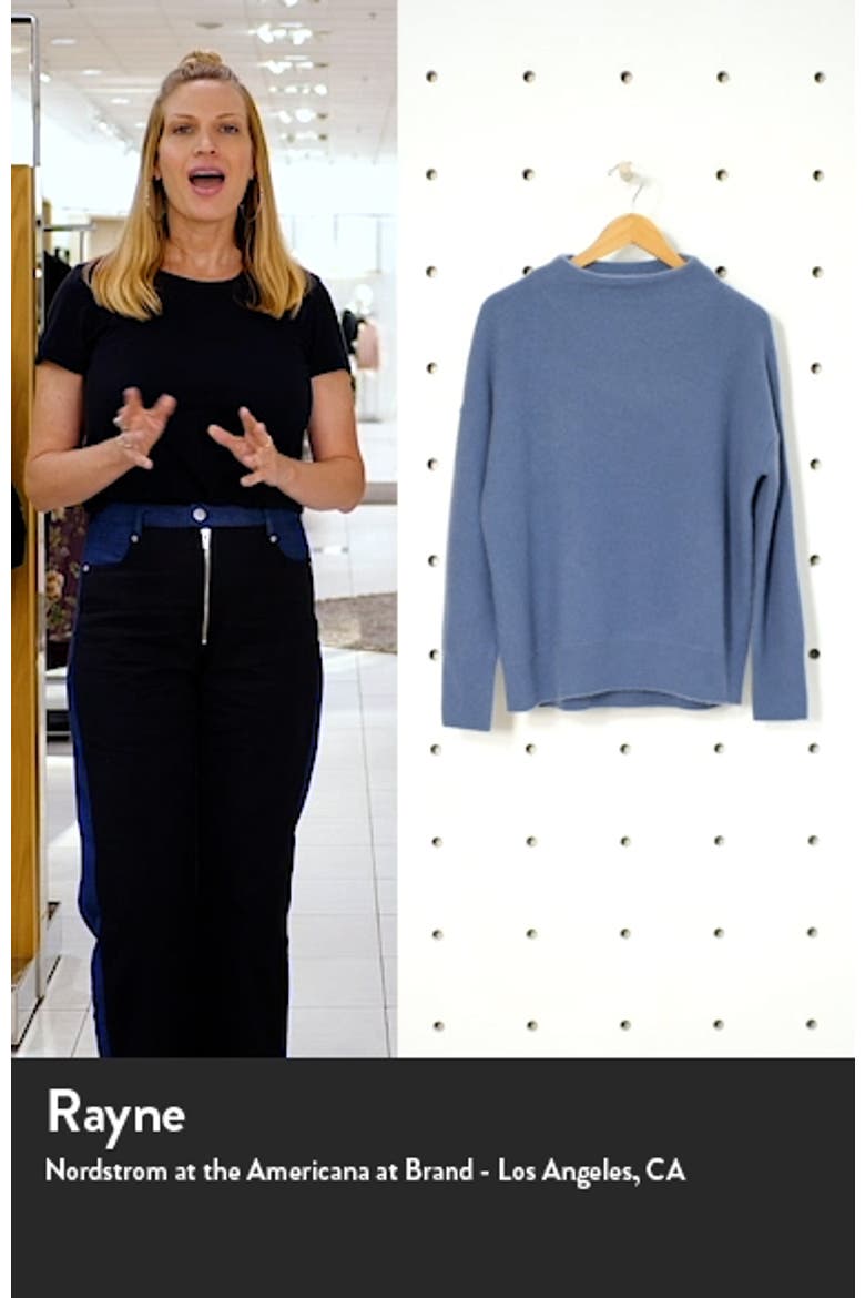 Funnel Neck Boiled Cashmere Sweater video