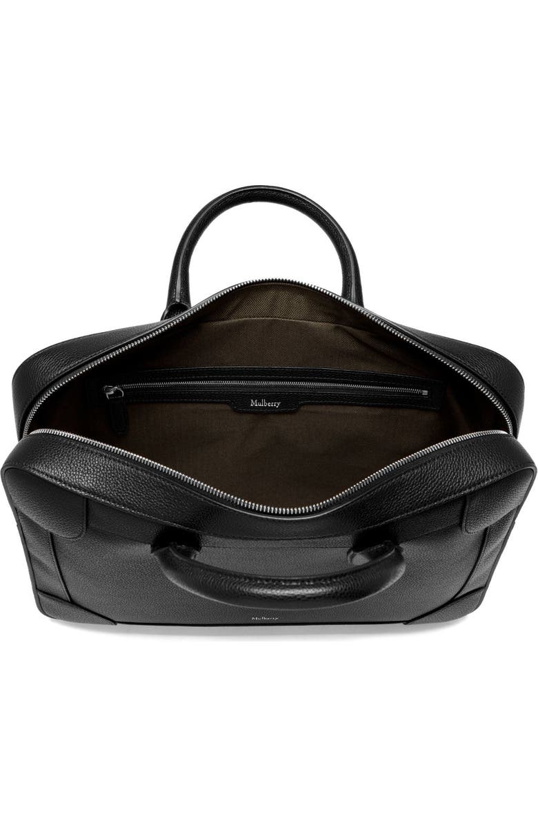 Mulberry Belgrave Leather Briefcase, Alternate, color, Black