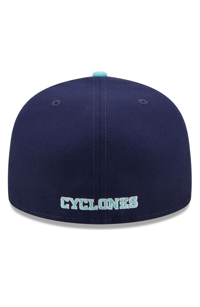 New Era Men's New Era Navy/Light Blue Iowa State Cyclones 59FIFTY Fitted Hat, Alternate, color, Navy