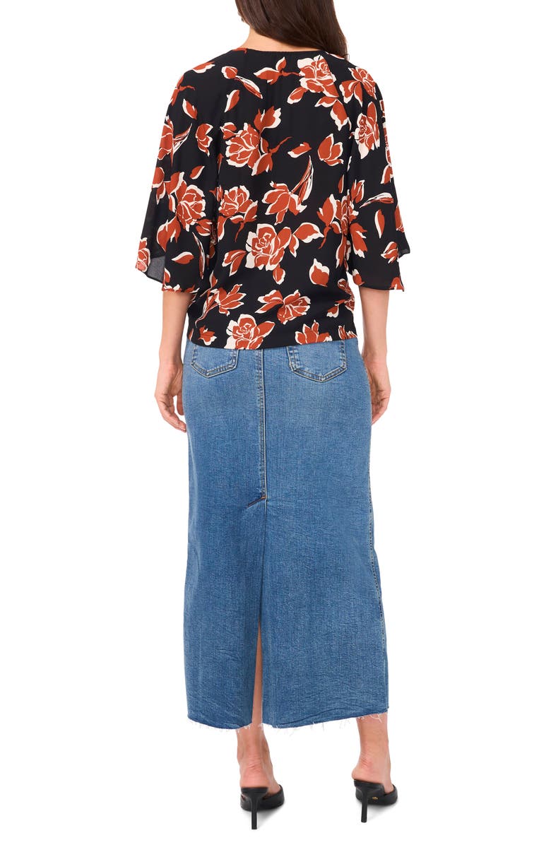 Vince Camuto Floral Georgette Top, Alternate, color,