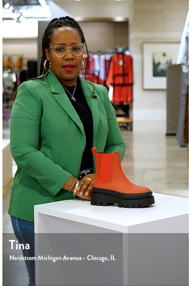 Rain-Storm Platform Chelsea Boot video