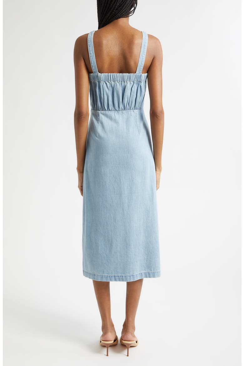 Delondra Denim Sundress, Alternate, color, BIG SPLASH