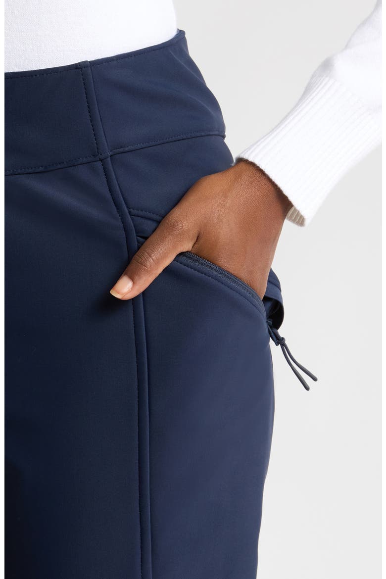 Emma Water Resistant Fleece Lined Ski Pants, Alternate, color, NAVY