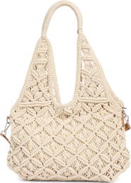 Collection XIIX Large Macramé Tote Bag