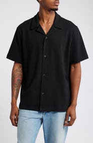 BP. Waffle Knit Camp Shirt