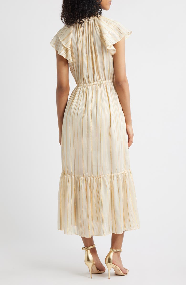 Julia Jordan Flutter Sleeve Dress, Alternate, color, Cream