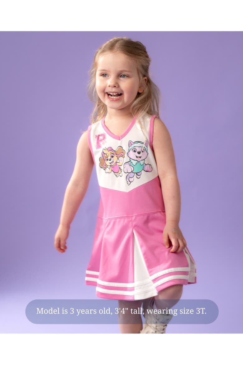 Sleeveless Cheerleader Dress, Alternate, color, Skye Everest Pink