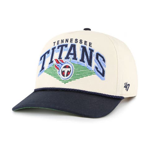 Men's '47 Cream Tennessee Titans Pomona Rope Hitch Adjustable Hat