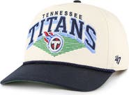 '47 Men's '47 Cream Tennessee Titans Pomona Rope Hitch Adjustable Hat