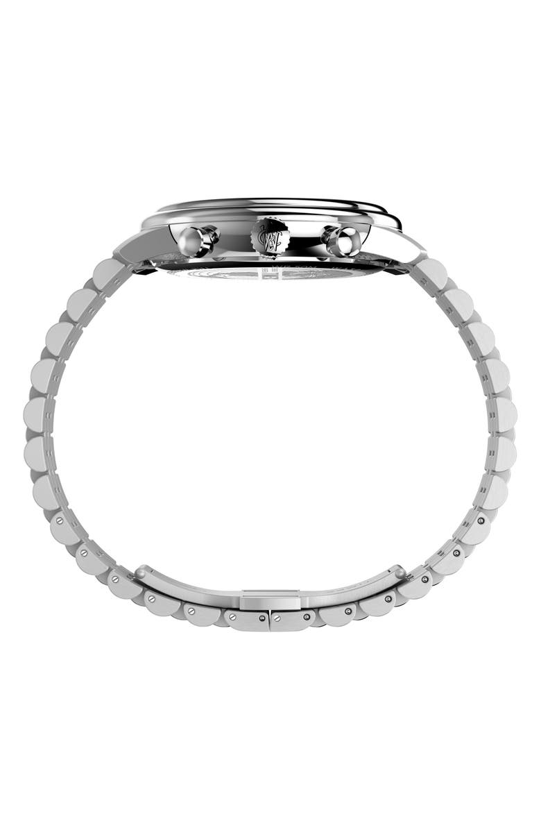 Timex<sup>®</sup> Waterbury Metropolitan Chronograph Bracelet Watch, 41mm, Alternate, color, Silver