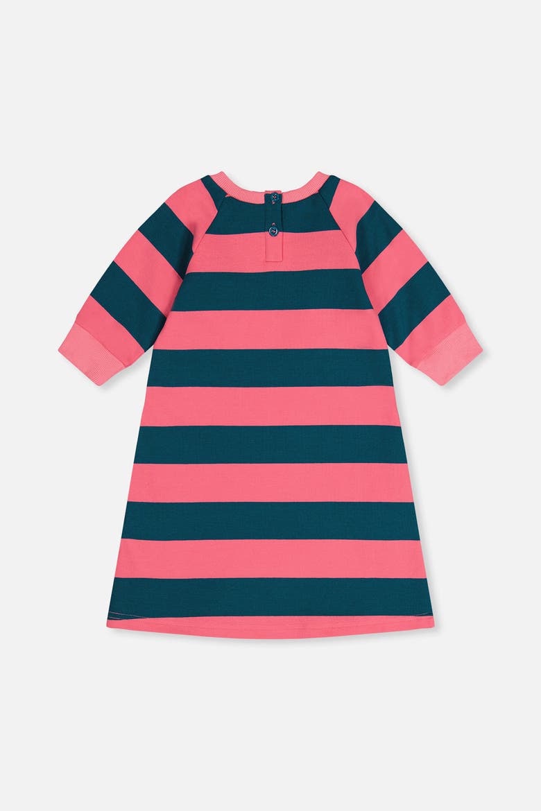 Relaxed Knit Engineer Stripe Dress, Alternate, color, Pink and Green Stripes