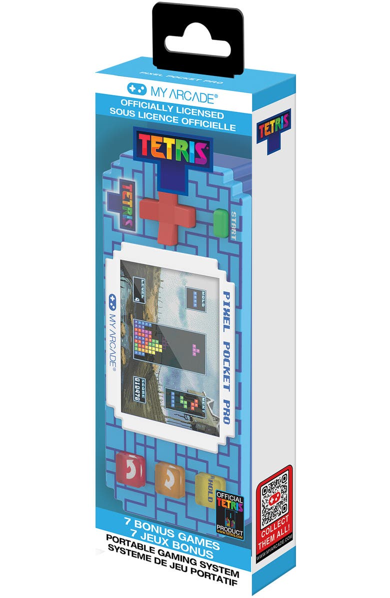 My Arcade Myarcade Dgunl7139 Tetris Pixel Pocket Pro Gaming, Main, color, Multicolor