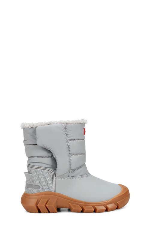 Hunter Kids' Intrepid Snow Boot In Gray