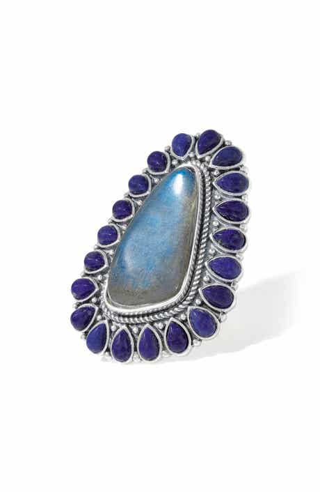 Labradorite Statement Ring