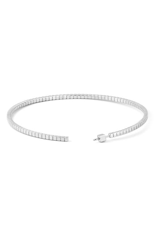 Ivi Los Angeles Large Signore Hoop Earrings In Silver